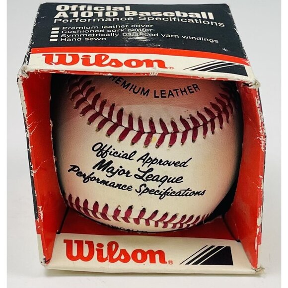 WILSON Official A1010 Major League BASEBALL Performance Specifications w/ Box - Picture 1 of 3